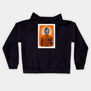 Johan Cryuff  - Netherlands Football Artwork Kids Hoodie